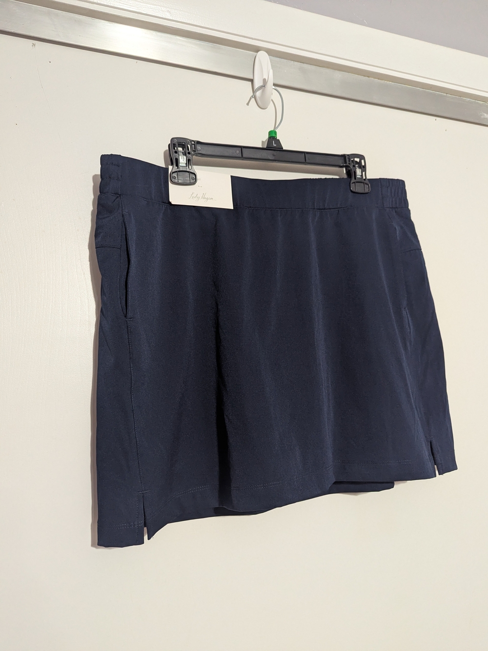 Lady Hagen Navy Active Skort with Side Pockets